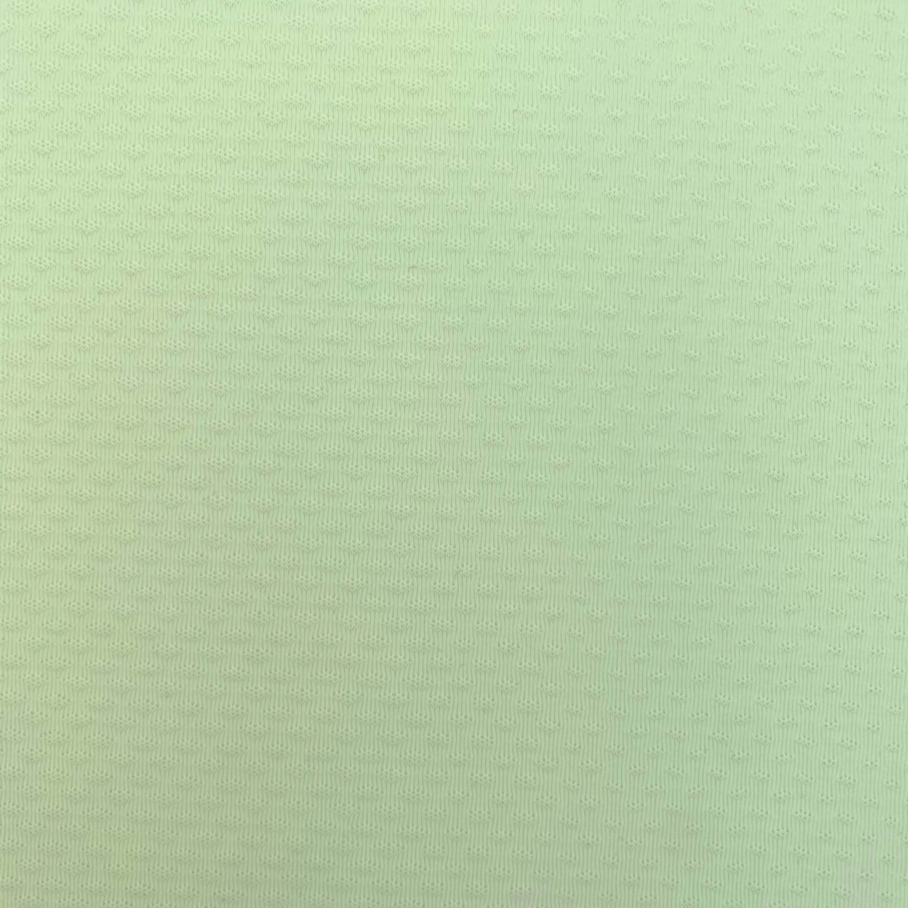 LIGE GRØN MESH SINGLE JERSEY STOF